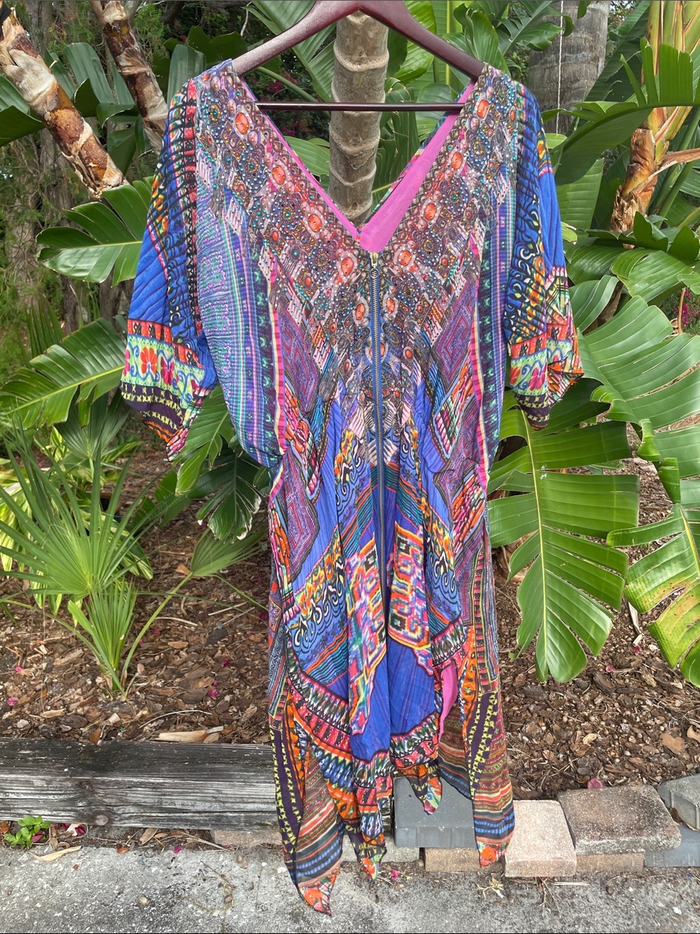 scarf, print handkerchief, hem, pure silk calf tan dress